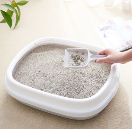 Title 5, Semi-enclosed cat litter box with deodorant. Pr...