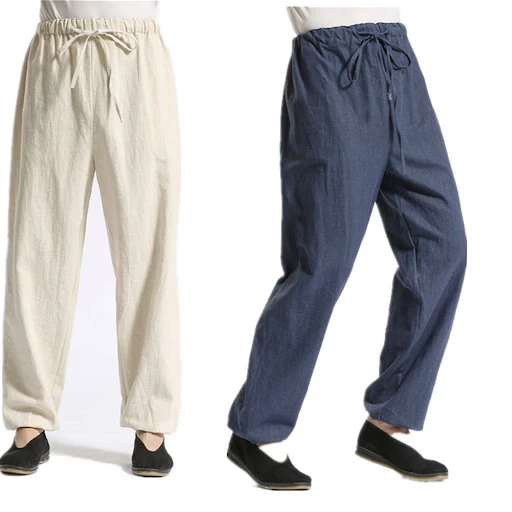 Title 6, Solid Color Drawstring Trousers for Women, Rami...