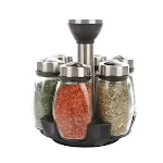 Rotating seasoning box set