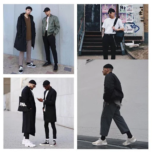 Title 2, Autumn Winter Retro Hip-hop Street Trendy Mens...