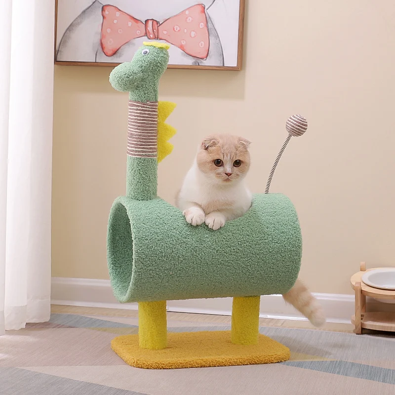 Title 1, Cat Climbing Frame with Sisal Scratching Post, ...