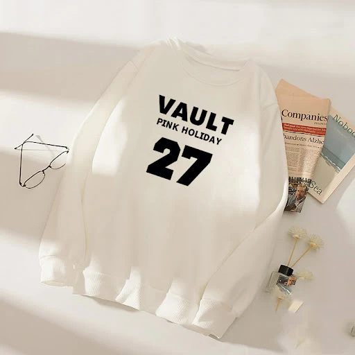 Title 2, Camiseta de pelúcia de manga comprida para estu...