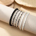 Pulseira de vidro em camadas personalizada com estilo boêmio, um acessório único para adicionar um toque especial ao seu visual e estilo. — foto 3