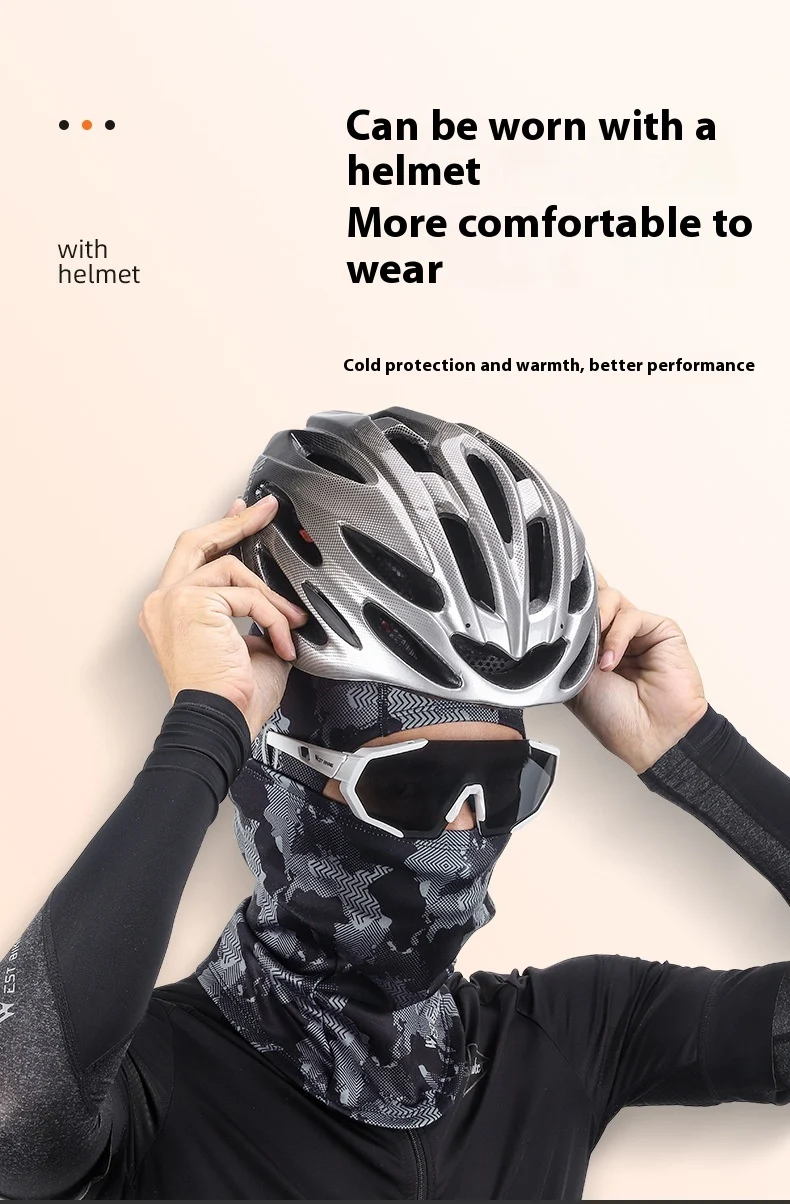 Title 8, Fiets Thermische Hoofdbescherming Camouflage Ho...