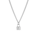 Colar com pingente Xi estilo "Ins" fashion europeu e americano. Adicione elegância ao seu visual com este acessório moderno e estiloso, perfeito para mulheres. — foto 9