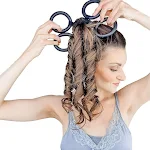 Nieuwe Heat-free Garland Hair Curler Updo gadget, creëer prachtige krullen zonder hitte. Makkelijk en snel een updo! — foto 2