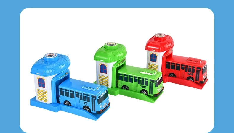 Carrinho de Ônibus Infantil de Brinquedo com Lançamento e Estacionamento. Diversão Garantida para Crianças com este Conjunto Completo e Seguro. — foto 16