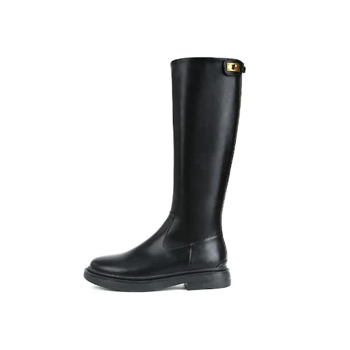 Title 2, Bottes Hautes Tube Knight Femme Automne Hiver