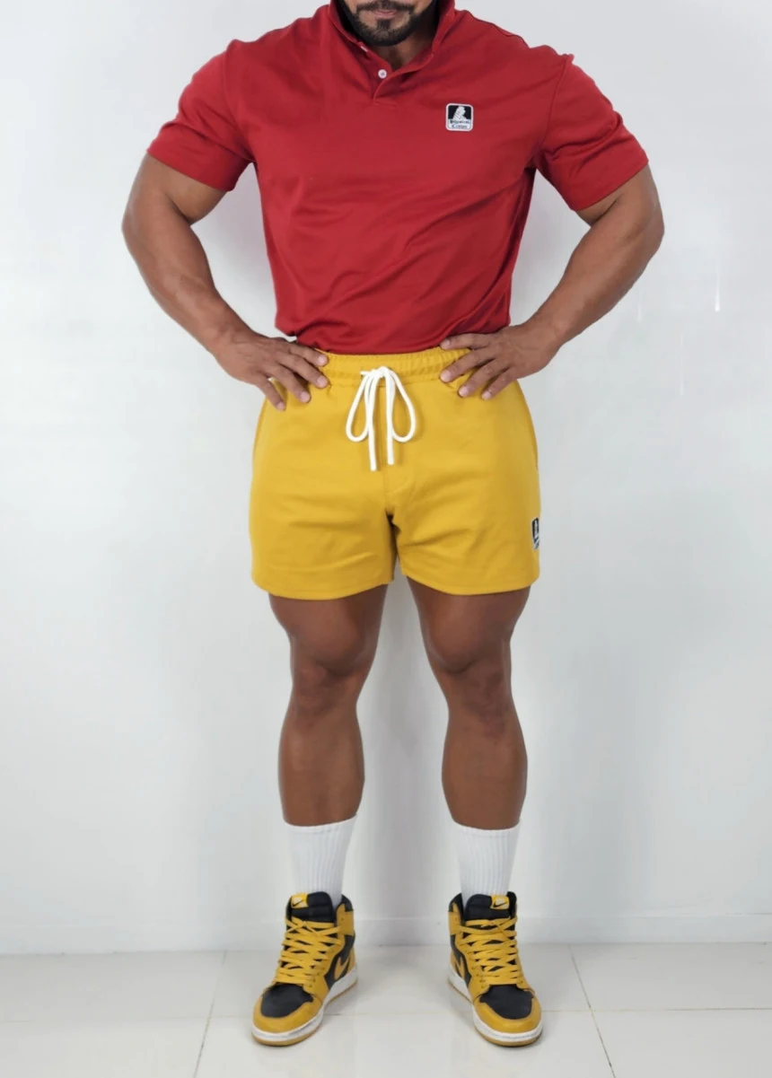 Yeni Spor Pantolonu Erkek Yaz Şortu Elastik Pantolon Dokuma Pantolon Yaz için rahat ve esnek spor pantolonları, egzersiz ve günlük kullanım için ideal. — Fotoğraf 8