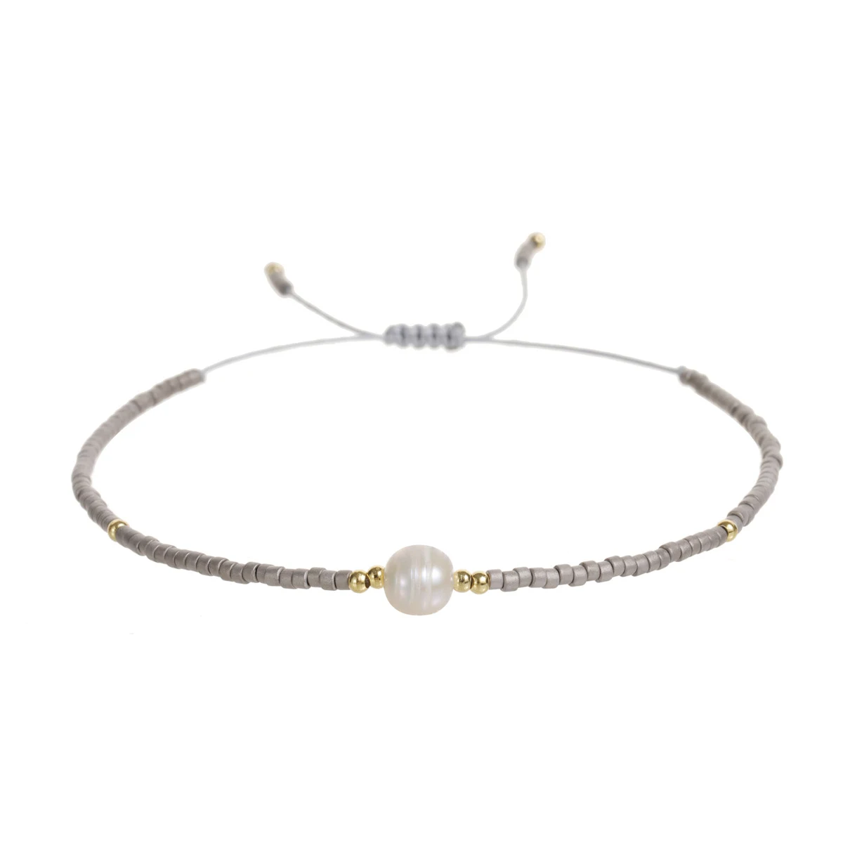 Pulseira Tecida Simples de Moda Feminina Um acessório elegante e descomplicado, perfeito para complementar qualquer look casual, adicionando um toque de charme. — foto 1
