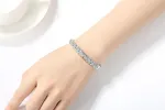 Modieuze en populaire armband met volledig diamanten Oostenrijkse kristallen. Voeg glamour en elegantie toe aan je outfit. — foto 3