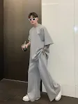 Men's Casual Sports Suit Short-sleeved T-shirt and Straight-leg Pants Comfortable and Stylish Activewear Perfect for Exe — photo 6