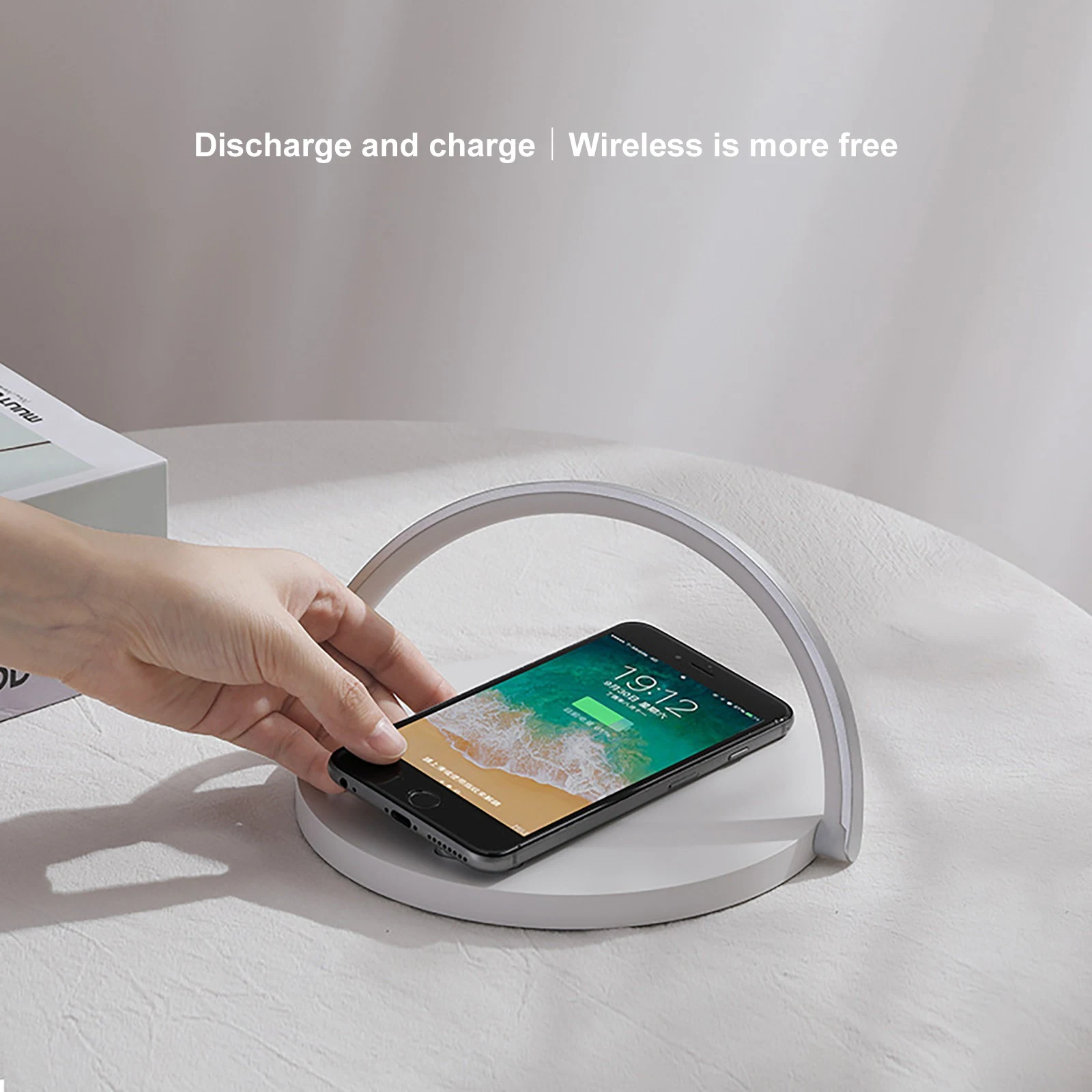 Title 3, 10W Wireless Charger Block Holder for Smartphon...