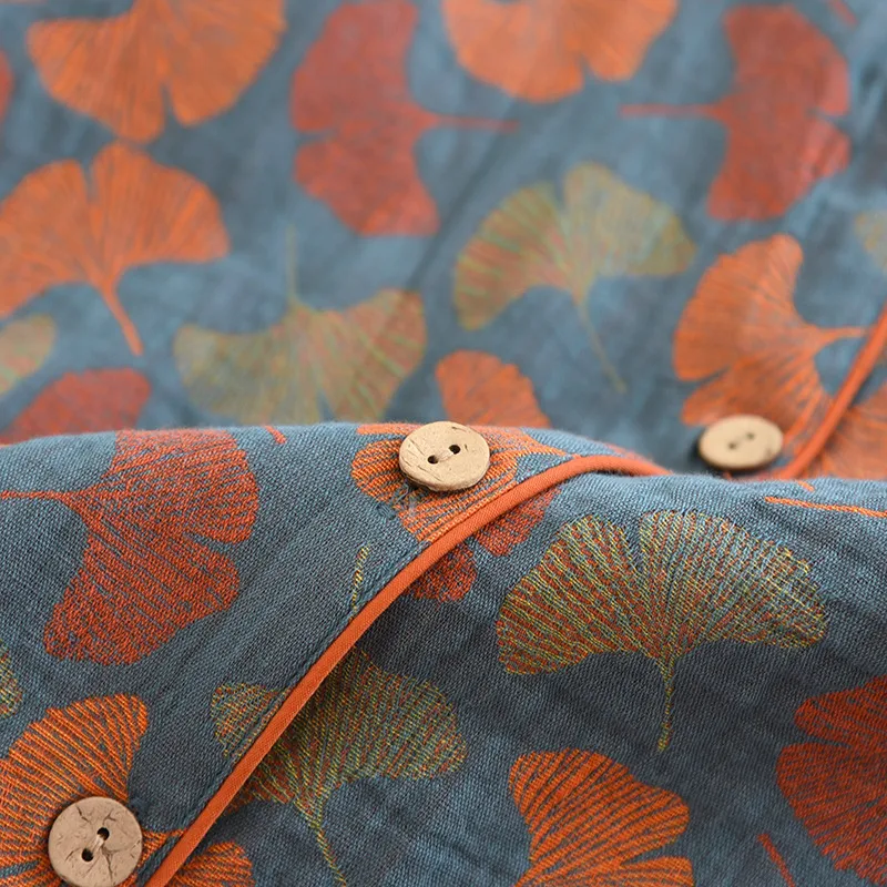 Title 13, Retro Bloemen Homewear Ademende Antieke Mama Py...