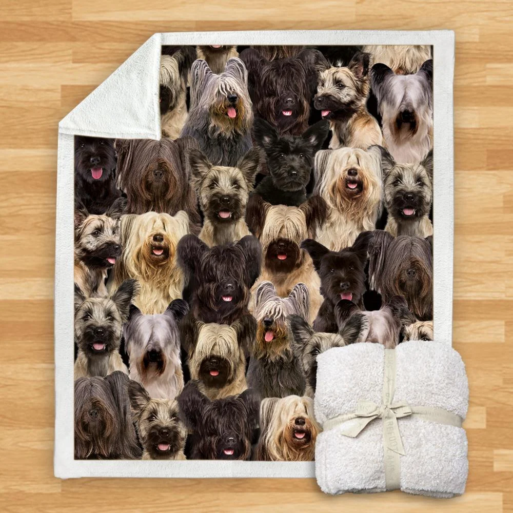 New Fashion Pet Dog Printed Flannel Blanket. Soft, warm, and comfortable blanket for your furry friend. Perfect for home — photo 10