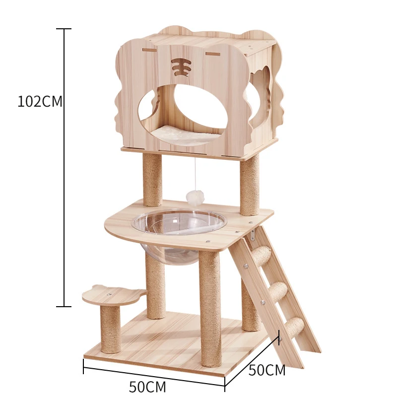 Title 3, Cat Crawl Nest Scratching Board Tree Supplies P...