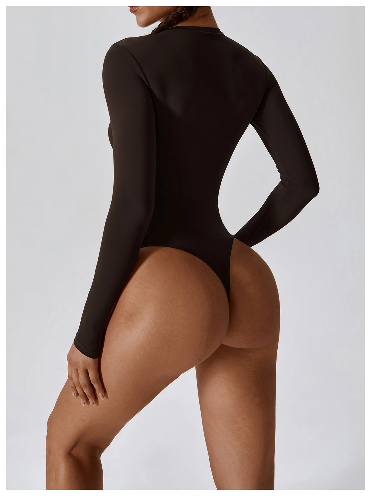 Title 7, Sexy Slim Yoga Long Sleeve One-piece Bottoming ...