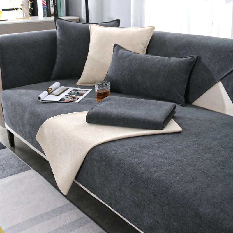 Capas de sofá luxuosas e antiderrapantes. Renove sua sala com elegância. Desfrute de conforto, proteção e um toque sofisticado para seu sofá. — foto 5