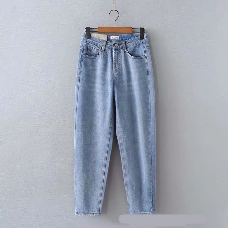 Title 6, Jeans de moda de cintura alta y lavado adelgaza...