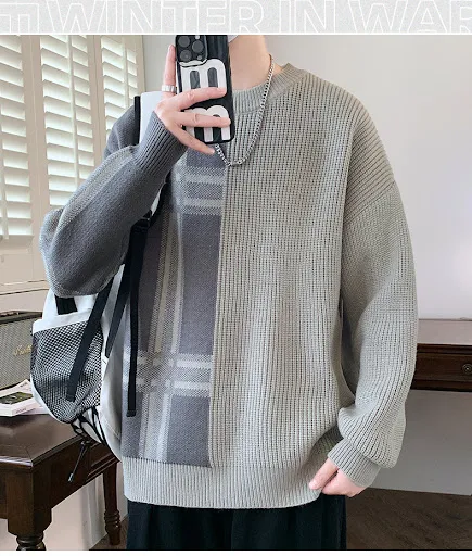 Title 8, Mens popular knitwear sweater with round neck,...