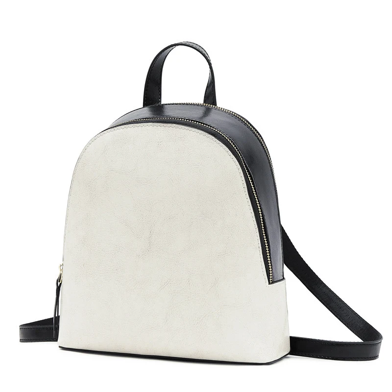New Style Genuine Leather Cowhide Fashion All-Match Backpack Female Bag perfect for everyday use, stylish and versatile, — photo 4