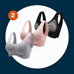 Women's Non-Marking Underwear Angel Wings No Steel Ring Gather Bra Comfortable Shaping Support — photo 44
