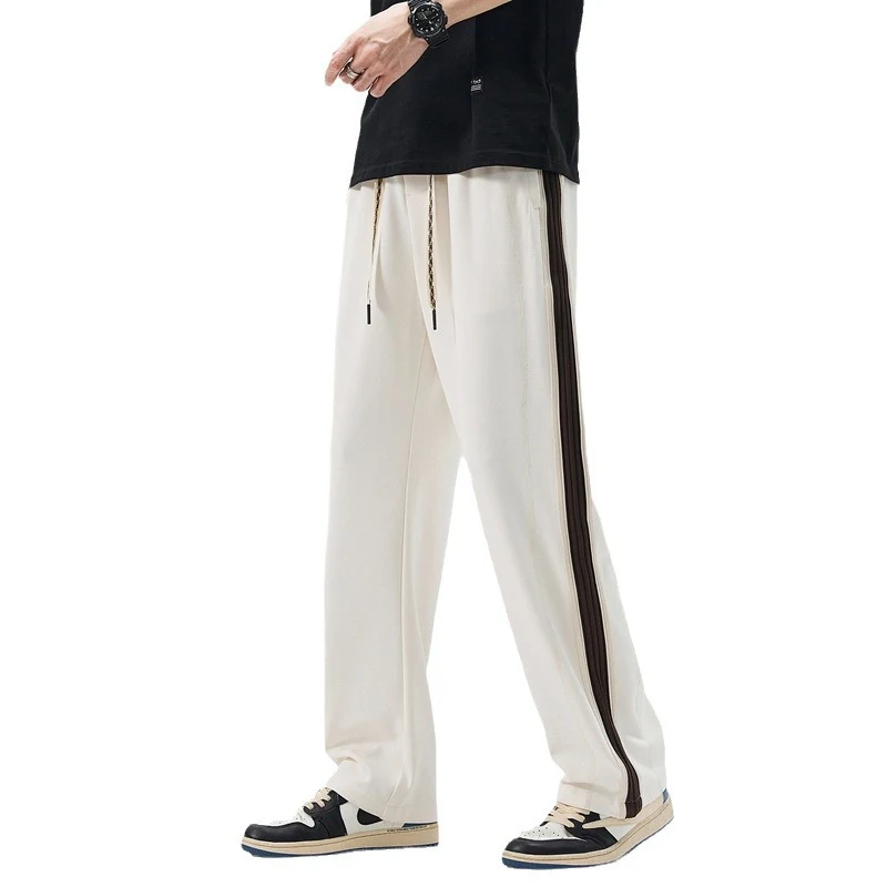 Men's Fashion Casual Loose Straight Long Pants Comfortable Everyday Wear Perfect for Relaxing and Casual Outings Great F — photo 4