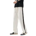 Men's Fashion Casual Loose Straight Long Pants Comfortable Everyday Wear Perfect for Relaxing and Casual Outings Great F — photo 4
