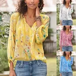 Fashion Women's Loose Printed Stand Collar Shirt — photo 6