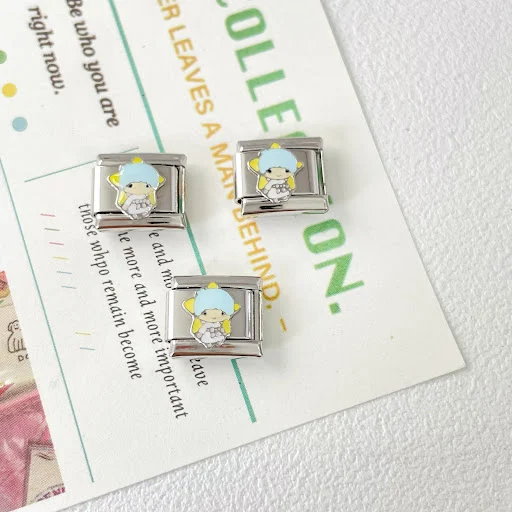 Title 3, Pulsera Modular DIY Hecha a Mano de Acero de Ti...