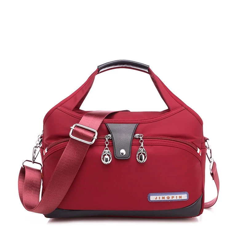 Title 18, Waterproof Nylon Womens Messenger Bag Ladies H...