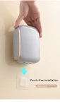 Nordic Style Wall-mounted Luxury Toilet Brush Set. Modern design, space-saving wall hanging, easy installation, and enha — photo 19