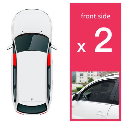 Magnetic Atezca-style Car Curtain Screens for Mazda Angco Serra. Enjoy sun protection, privacy, and a cool car interior — photo 8