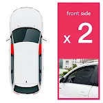 Magnetic Atezca-style Car Curtain Screens for Mazda Angco Serra. Enjoy sun protection, privacy, and a cool car interior — photo 8
