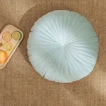 Almofada de abóbora de veludo liso Nordic Ins, cores sólidas, macia e decorativa, perfeita para sofá ou cama, diversos tons. — foto 1