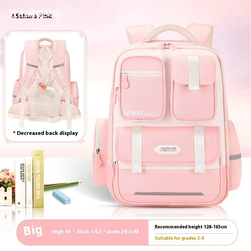 ZAINO SCUOLA per bambini, protezione della schiena, MULTI-comparto, design accattivante, RIDUZIONE del peso, comodo e pratico. — foto 8