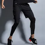 Muške sportske helanke proleće leto košarka trčanje sportske pantalone fitnes istezanje kompresija — foto 2