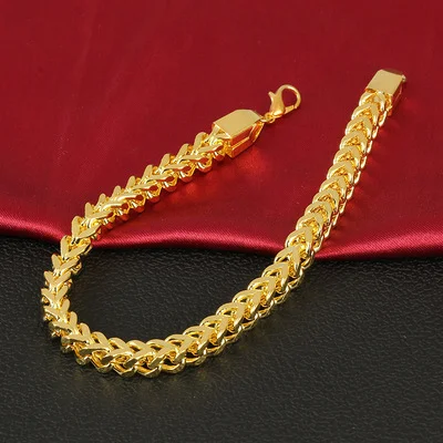 Pulseira trançada de aço inoxidável, joia de aço titânio requintada, design elegante e resistente para um visual sofisticado e duradouro. — foto 1