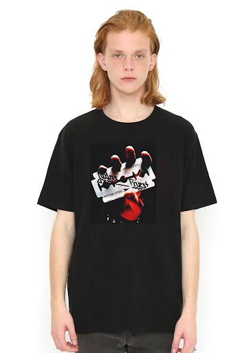 Title 4, Steel Heavy Metal Band Short Sleeve Male