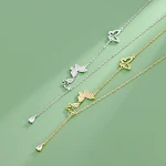 Colar Borboleta com Pingente de Diamante em Prata 925 — foto 10