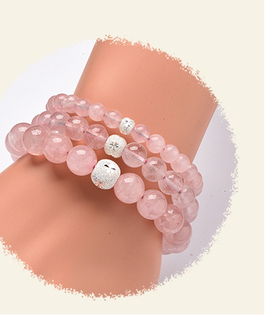 Title 6, Pulseira de cristal de cristal natural