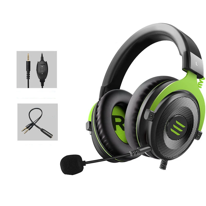 Cuffie Gaming per PC 7.1 Eat Chicken per ascoltare le discussioni vocali, audio coinvolgente e cablate perfette per il gioco — foto 5