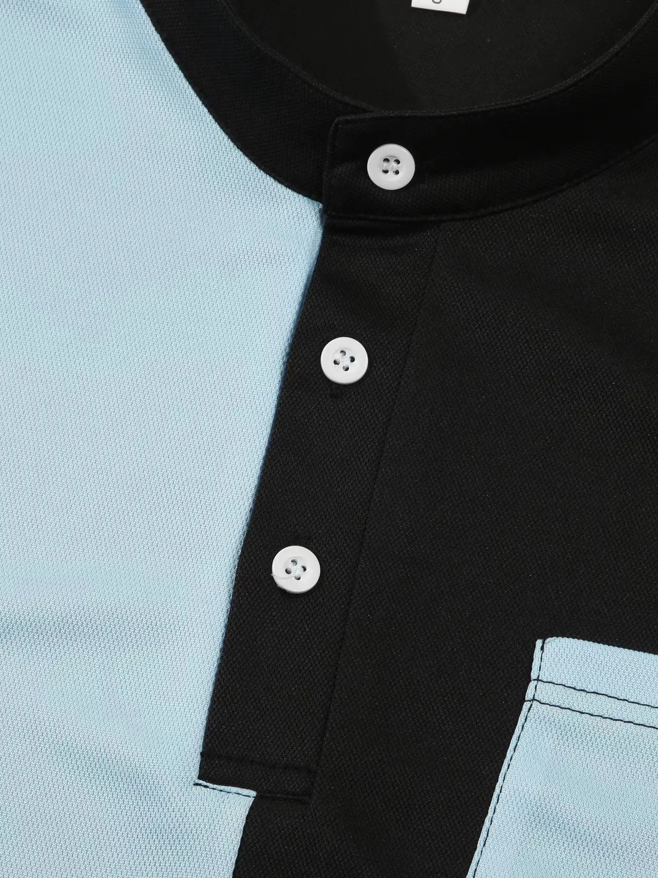 Title 19, Trendy Color Matching Thin Top for Men, a styli...
