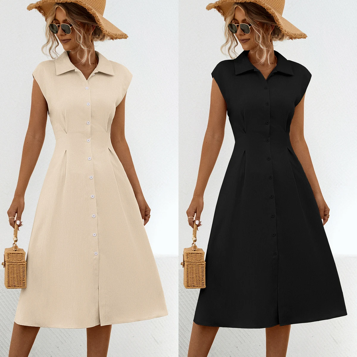 Women's Waistcoat Shirt Dress — photo 14