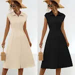 Women's Waistcoat Shirt Dress — photo 14