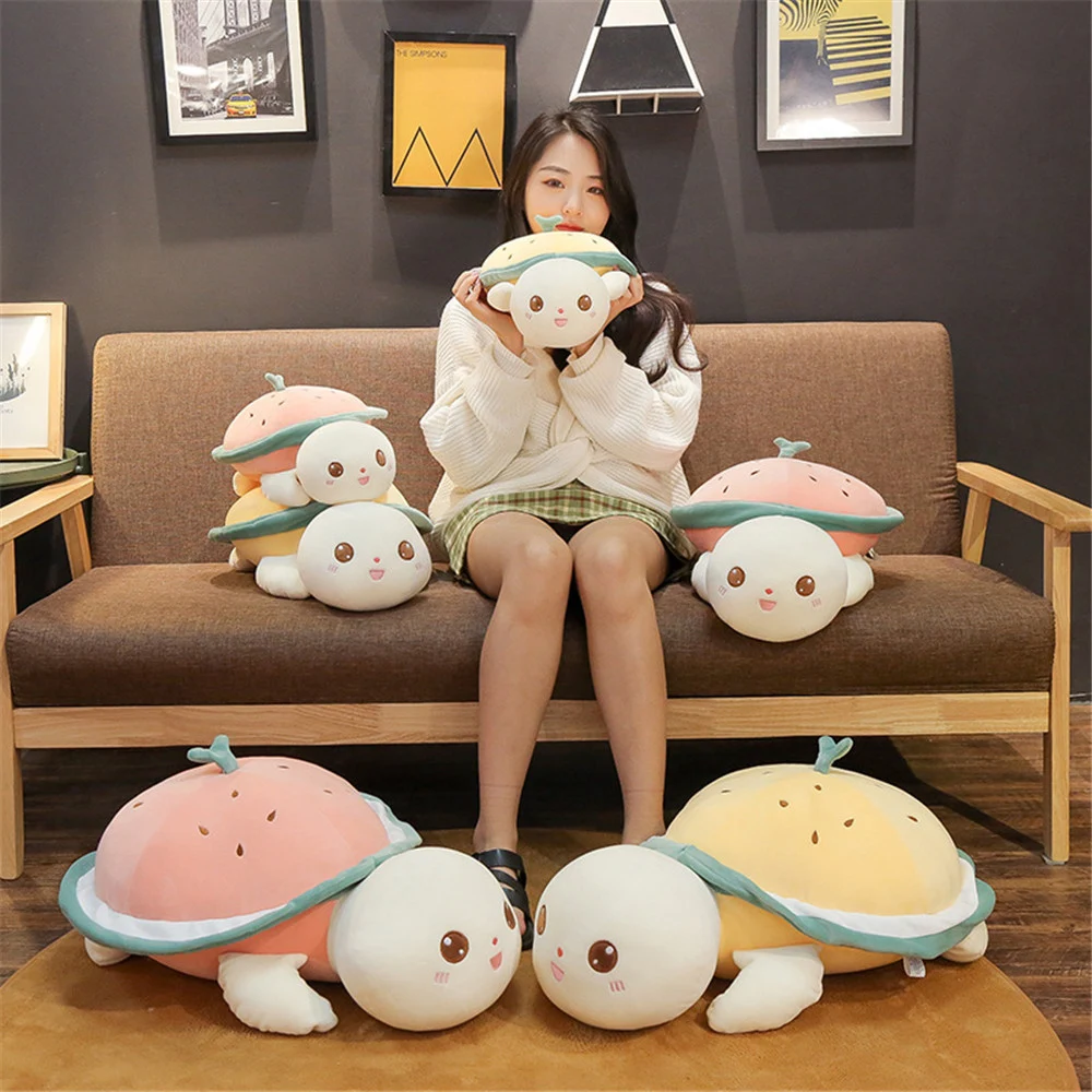 Soft cute turtle plush toy, the perfect cuddle buddy. A sweet companion for kids and adults, ideal as a gift or for addi — photo 1