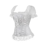 Sexy kanten damescorset met één schouder, accentueert je figuur op elegante wijze, perfect voor avonden en speciale gelegenheden. — foto 4