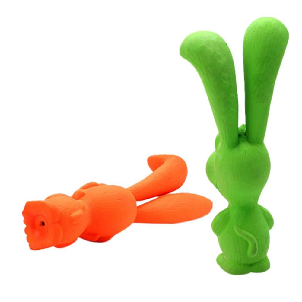 Title 6, Cute rabbit dog vocal latex molars, perfect for...