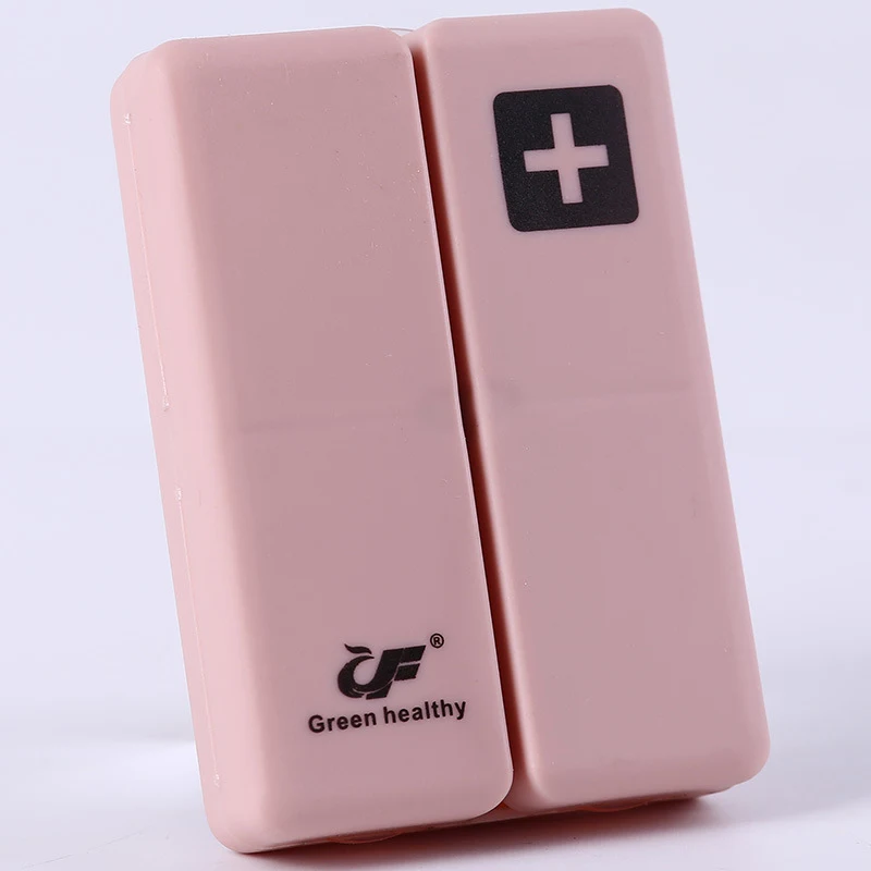 7-Day Divided Magnetic Pill Box for easy weekly medication organization, portable and keeps pills secure and accessible. — photo 1