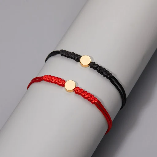 Title 14, Braccialetto fortunato Red Rope Love a 6 nodi p...